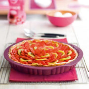 Tupperware Silikon-Tarteform rund (Obstboden) mit Obsttarte