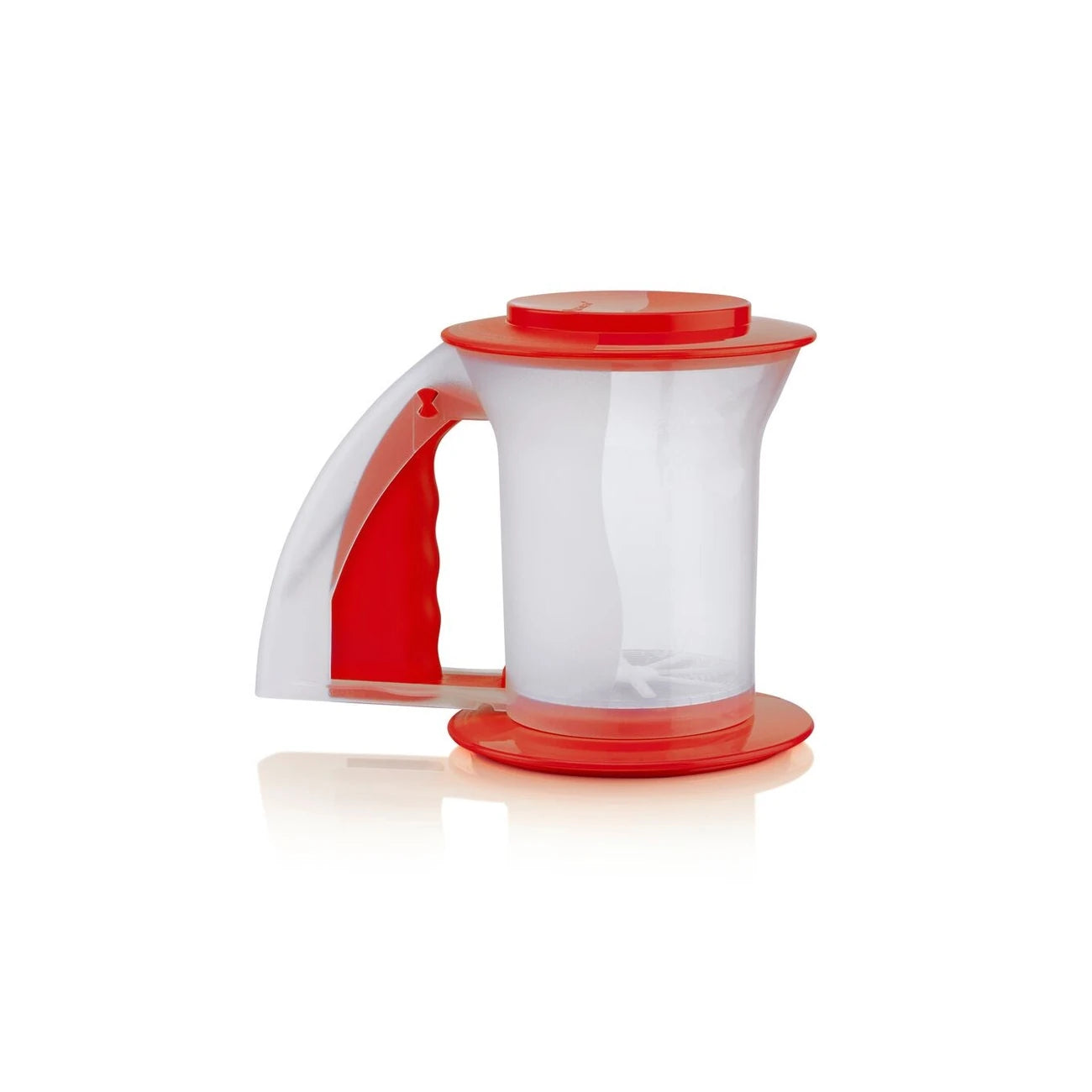 Tupperware Einhandsieb Rucki-Zucki in Rot, Freisteller