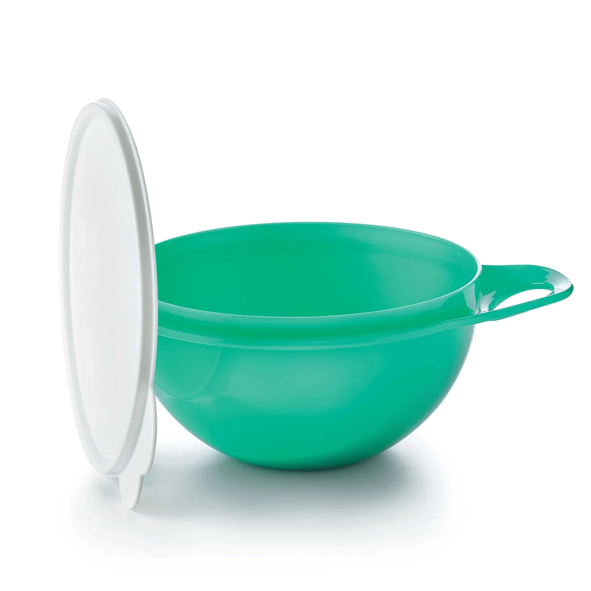 Tupperware Maximilian Mini 1,4 L Grün, Innenansicht mit geöffnetem Deckel