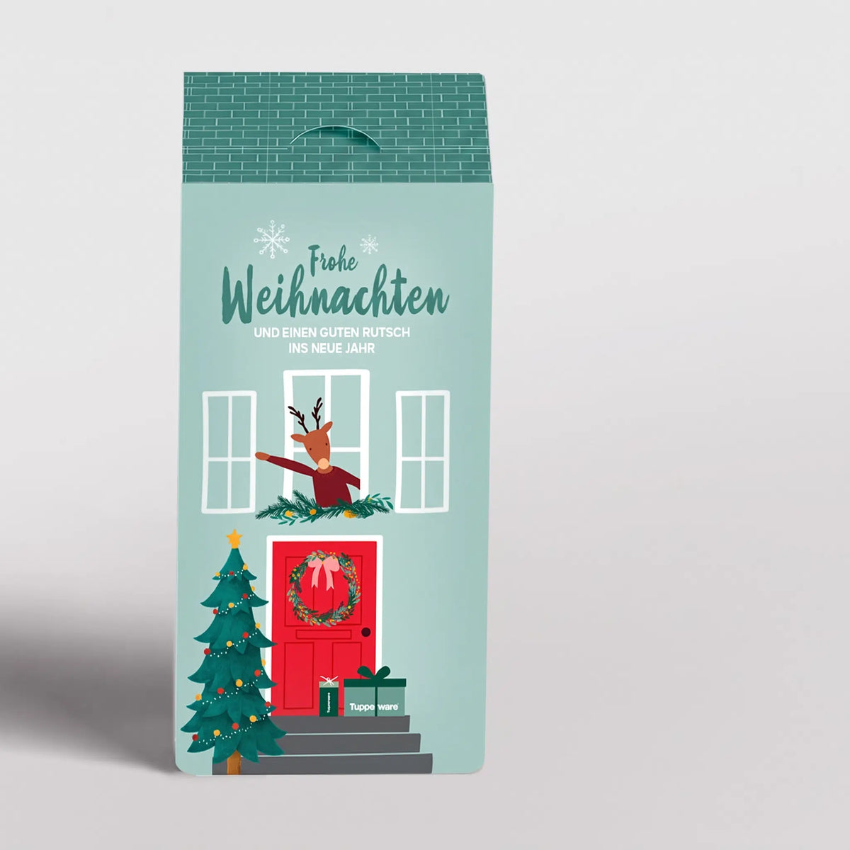 Adventshaus zum Aufstellen | 1 Stück | Frohe Weihnachten
