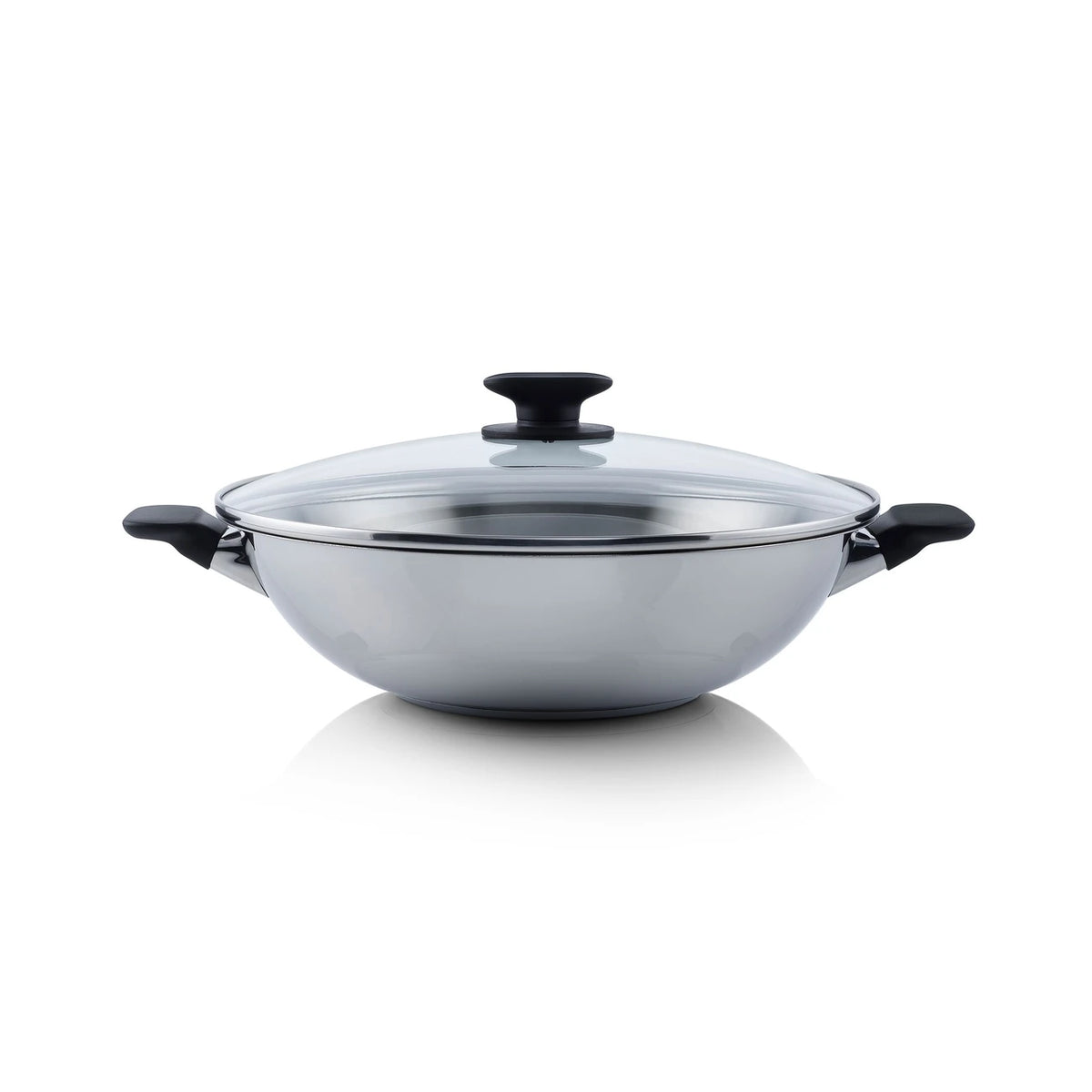 Universal Wok 38 cm mit Glas-Deckel | Universal Cookware