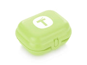 Oyster Mini Twin Box von der Marke Tupperware / in der Farbe Hellgrün mit BigT Design / Perfekt für Unterwegs / Ideal zum Transportieren von Kleinigkeiten / Umweltfreundlich / Handlich dank Abgerundeter Form / Hier direkt online kaufen 