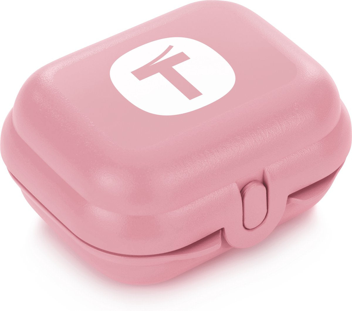 Oyster Mini Twin Box von der Marke Tupperware / in der Farbe Rosa mit BigT Design / Perfekt für Unterwegs / Ideal zum Transportieren von Kleinigkeiten / Umweltfreundlich / Handlich dank Abgerundeter Form / Hier direkt online kaufen 