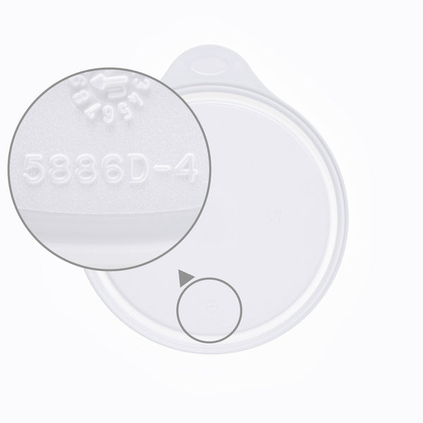 Tupperware Ersatzdeckel Nr. 85886 / A-Deckel / Nahaufnahme Artikelnummer / Ersatzteil direkt hier online kaufen