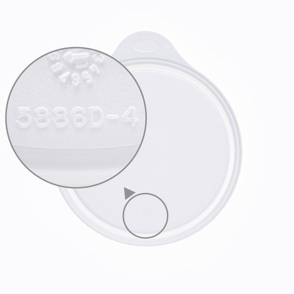 Tupperware Ersatzdeckel Nr. 85886 / A-Deckel / Nahaufnahme Artikelnummer / Ersatzteil direkt hier online kaufen
