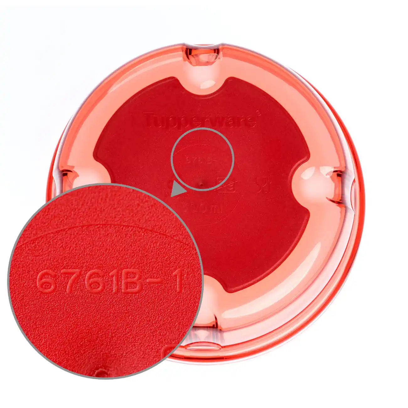 SuperSonic Turbo Chef Behälter 300ml von der Marke Tupperware / Gummiert an der Unterseite / Farbe Rot / Hier direkt Online Kaufen 