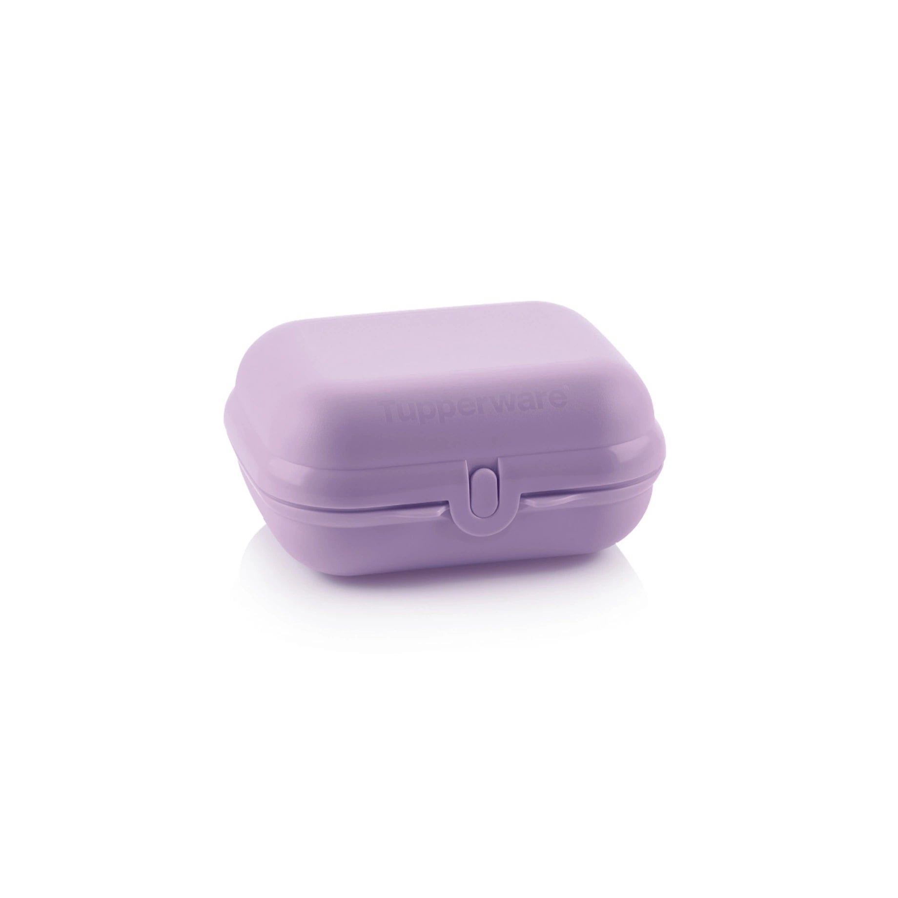 Eco+ Großer Twin Oyster in der Farbe Lila von der Marke Tupperware / handliche Brotbox / Perfekt für Schule und Kindergarten / auch Praktisch als Medikamentenbox / Leicht zu öffnen / Klassiker für Unterwegs / Hier direkt online kaufen 