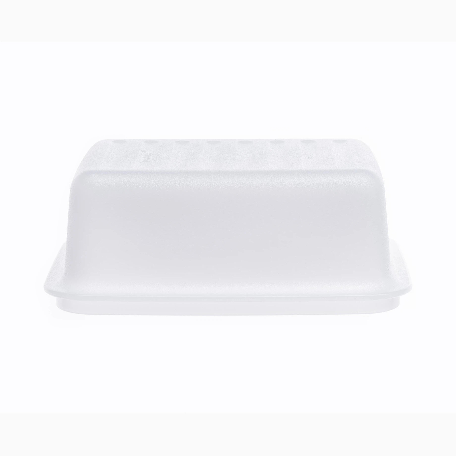 Tupperware Ersatzteil Haubendeckel Nr. 1841 / Haubendeckel für Butterdose / Farbe Weiß / Ansicht von der Seite / Ersatzteil hier direkt online kaufen