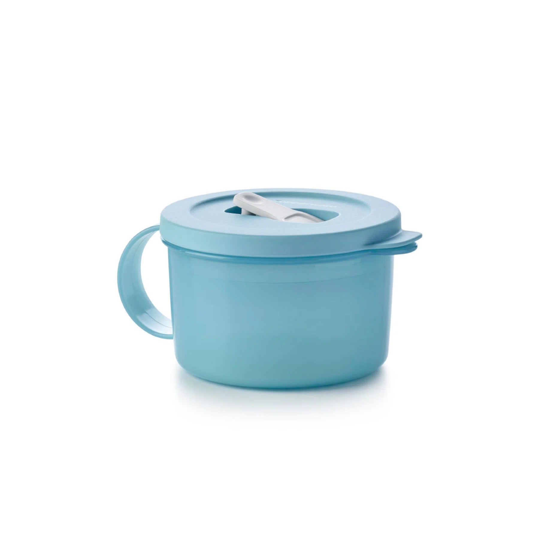 MicroTup Suppentasse 520ml in Blau von der Marke Tupperware / Perfekt zum Aufbewahren und Erwärmen / Ideal für die Mittagspause / Mit fest verschließbarem Deckel / Deckel mit Ventil / Hier direkt online kaufen