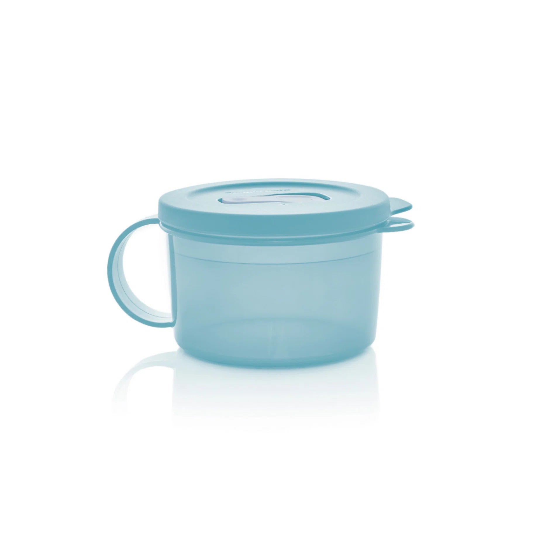 MicroTup Suppentasse 520ml in Blau von der Marke Tupperware / Perfekt zum Aufbewahren und Erwärmen / Ideal für die Mittagspause / Mit Handlich Großem griff / Hier direkt online kaufen
