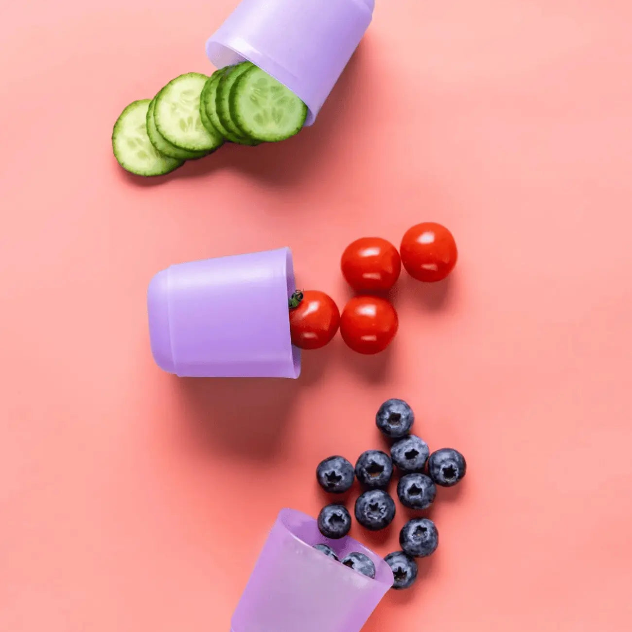 Cubix Mini 110ml in Lila von der Marke Tupperware / Lebensmittel Dose / Wieder verwendbar / mit Deckel / Ideal für Snacks und Kleinigkeiten / Hier direkt online Kaufen 