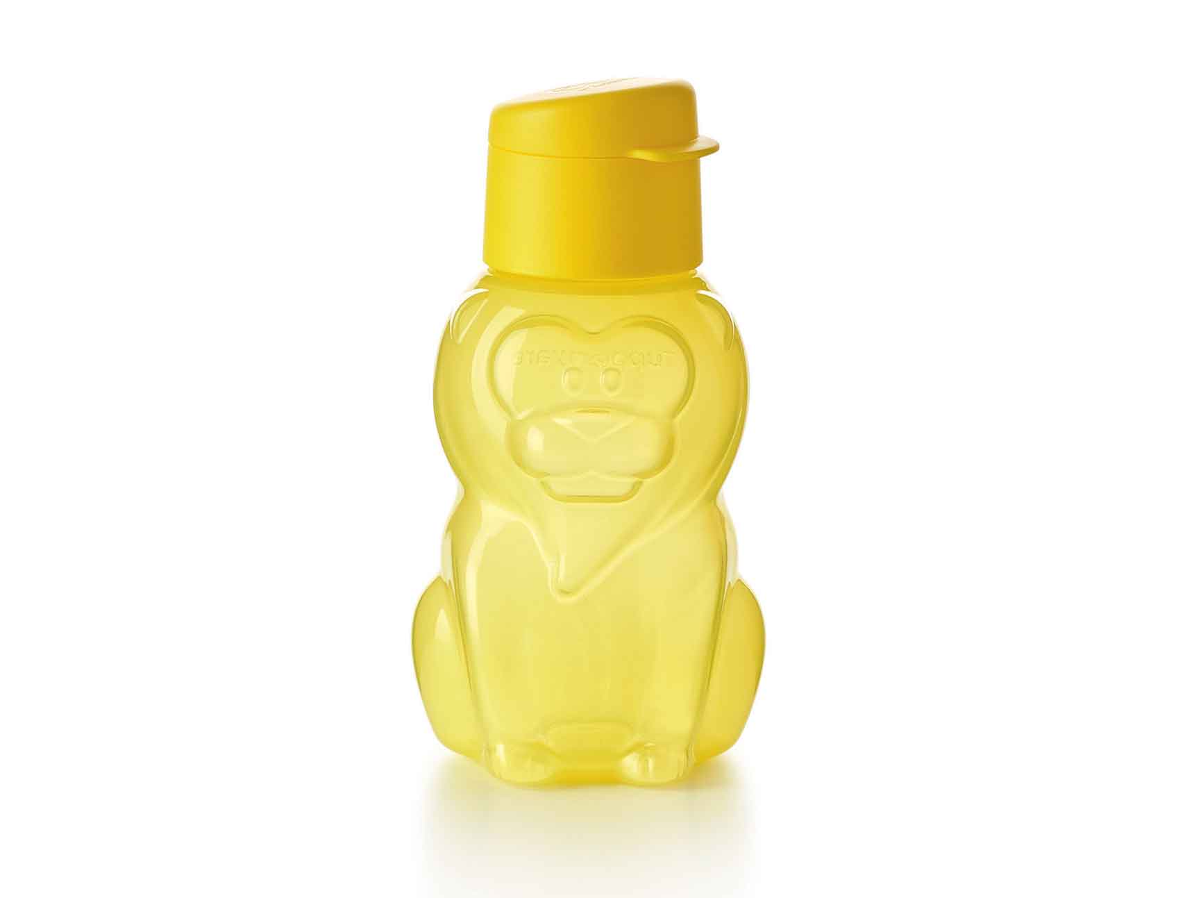 EcoEasy 350ml Kinder Trinkflasche in Löwen Design von der Marke Tupperware in der Farbe Gelb / Große Öffnung für einfaches Befüllen / Hier direkt online kaufen 