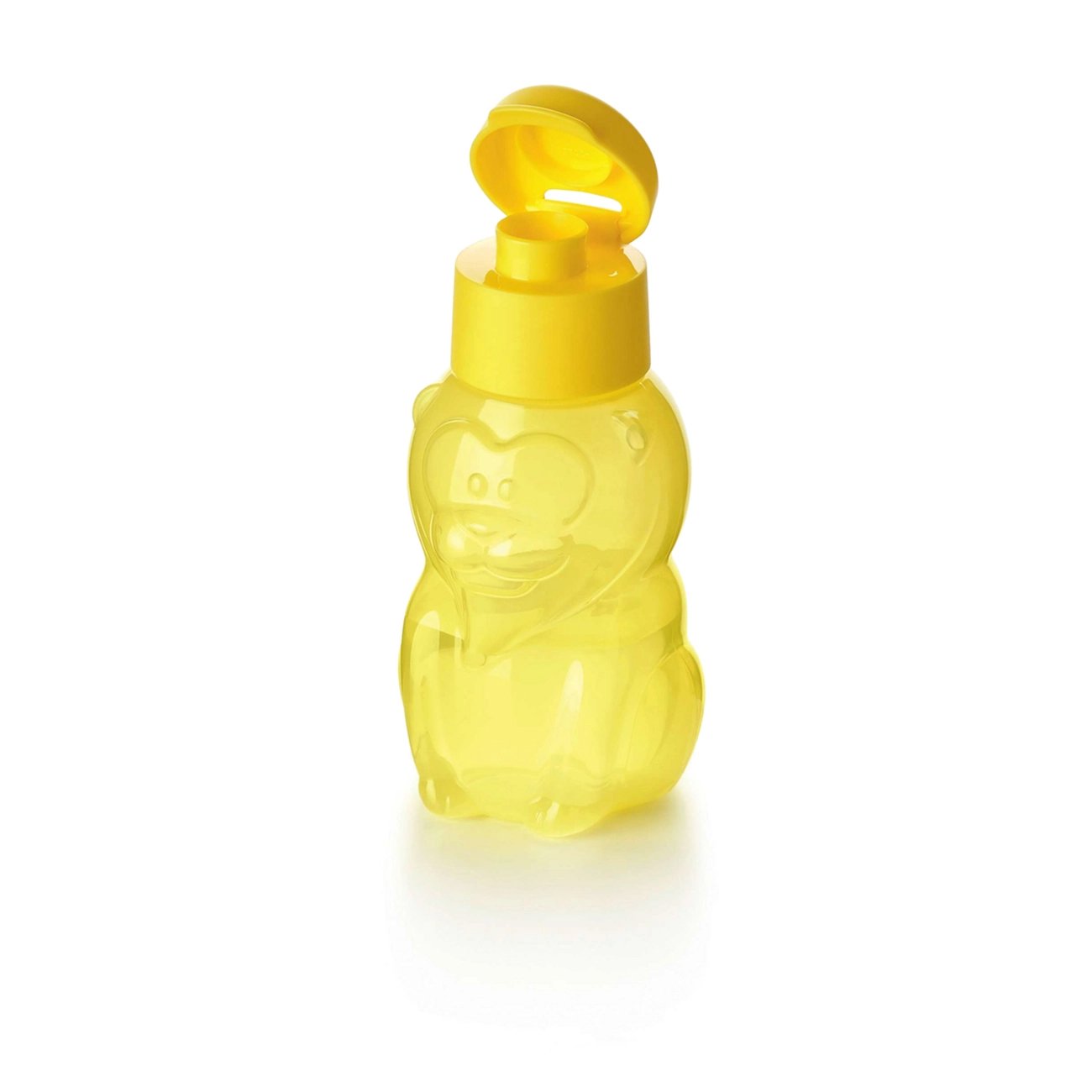 EcoEasy 350ml Kinder Trinkflasche in Löwen Design von der Marke Tupperware in der Farbe Gelb / Große Öffnung für einfaches Befüllen und Reinigen / Hier direkt online kaufen 