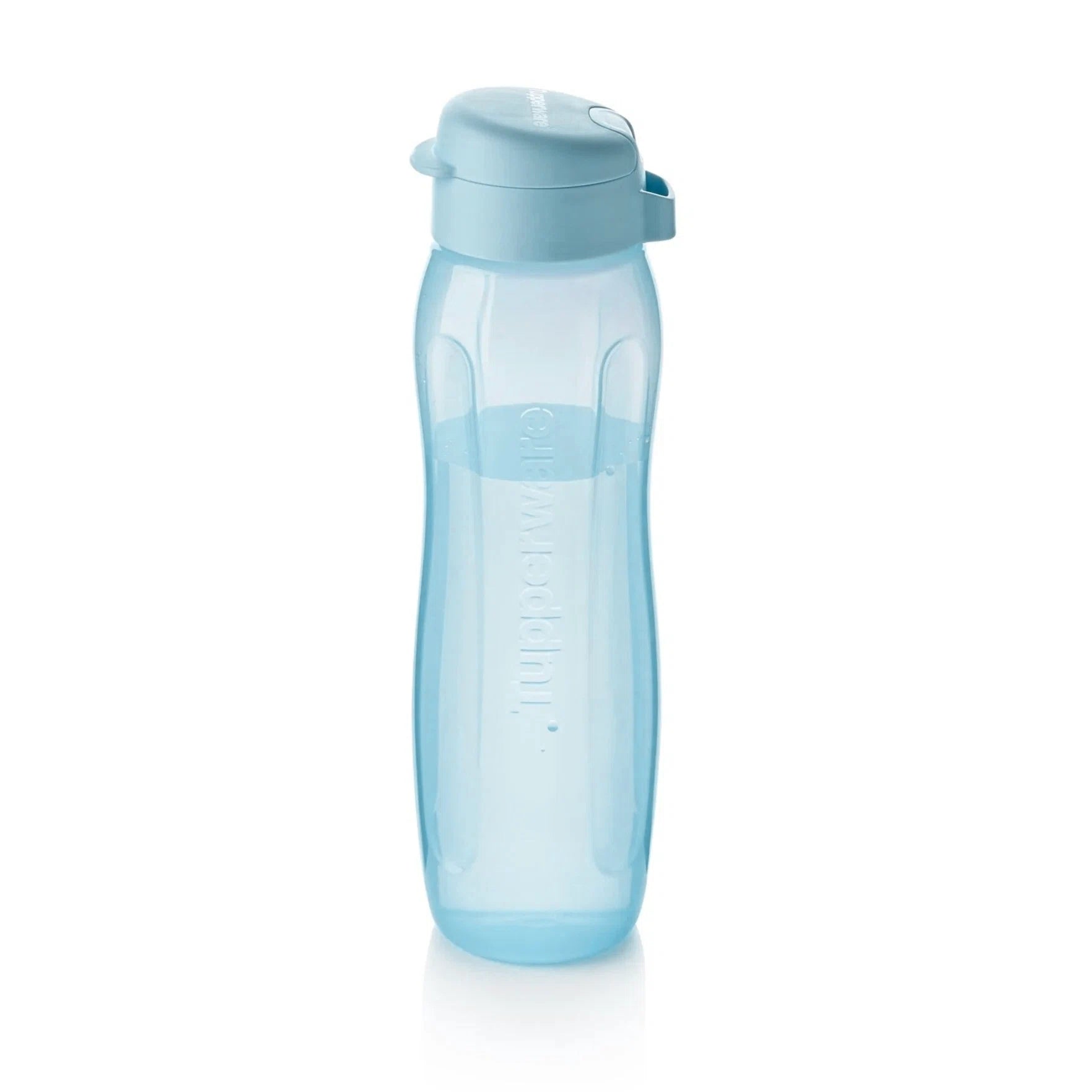 EcoEasy Slim 750ml Flasche in Türkis von der Marke Tupperware / Perfekt für Büro, Sport und Reisen / einfaches befüllen durch große Öffnung / Hier direkt online kaufen 