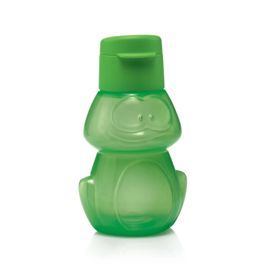 Kleine EcoEasy 350ml Trinkflasche für Kinder von der Marke Tupperware / Frosch Form in der Farbe Grün / leicht befüll bar / einfach zu Reinigen / Hier direkt online kaufen