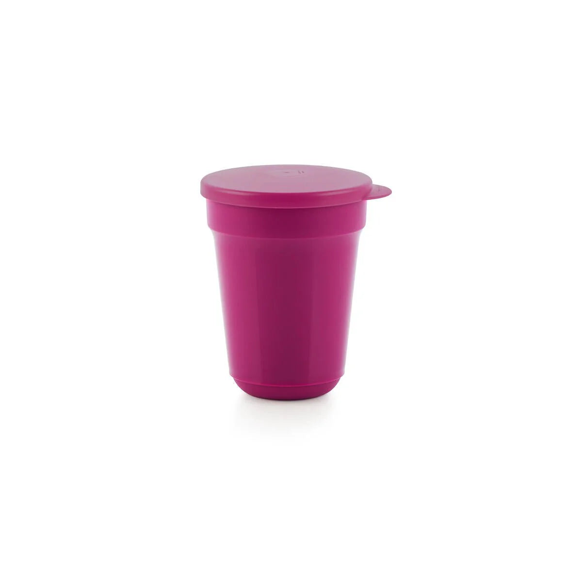 Aloha Becher 470ml mit Deckel von der Marke Tupperware in der Farbe Beere / robust und wieder verwendbar / platzsparend / Hier direkt online kaufen