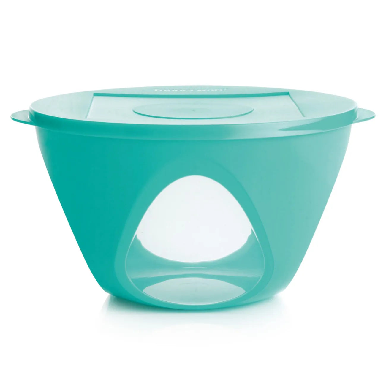 Mediterano 4,3l mit Deckel in Grün von der Marke Tupperware / Moderne Form mit Transparenten Bogenfenstern / zum Transportieren, Anrichten, Vorbereiten und Servieren / Hier direkt online kaufen