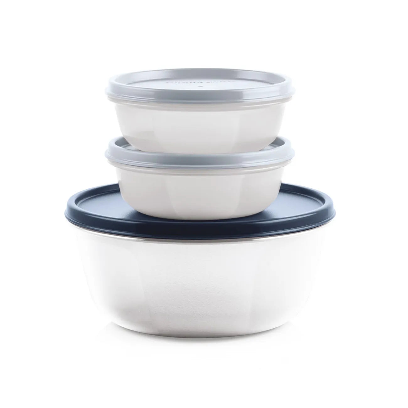 Frische Trio von der Marke Tupperware / besteht aus 2x 300ml und 1x 1,4l Schüsseln mit Deckel / Ideal zu Vorbereiten und Mitnehmen / Vorbereiten Frischhalten und Servieren / Deckel mit Sicherheitsverschluss schließen Luft und Wasserdicht / Schüsseln bei nicht Verwendung platzsparend ineinander stapelbar / Klarsichtblenden an den Behältern / Hier direkt online kaufen