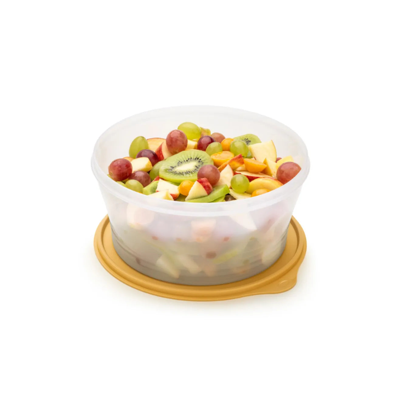 Frische Behälter 1,9l Classic von der Marke Tupperware / Modular Stapelbar / mit Luftdichten und Auslaufsicheren Deckeln / Ineinander Stapelbar / leichtes Öffnen / Perfekt zum Transportieren von Lebensmitteln / Beispielbild gefüllt mit Salat / Hier direkt online kaufen