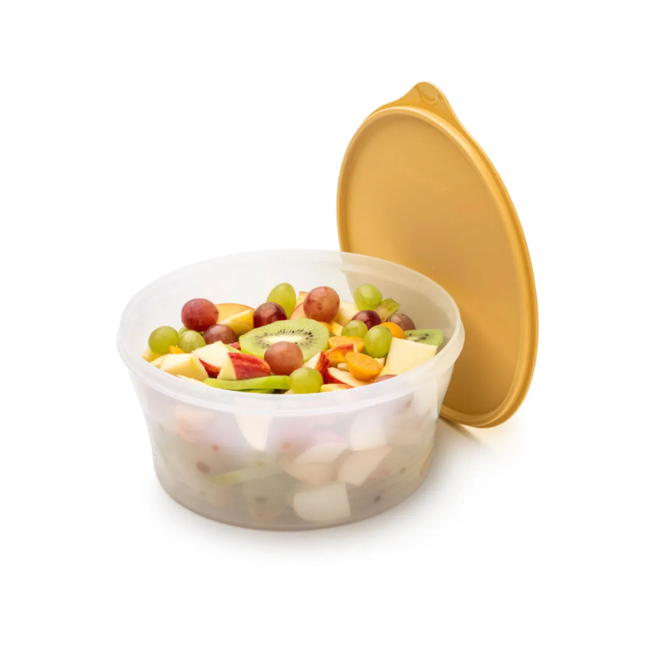 Frische Behälter 1,9l Classic von der Marke Tupperware / Modular Stapelbar / mit Luftdichten und Auslaufsicheren Deckeln / Ineinander Stapelbar / leichtes Öffnen / Perfekt zum Transportieren von Lebensmitteln / Beispielbild gefüllt mit Salat 4 / Hier direkt online kaufen