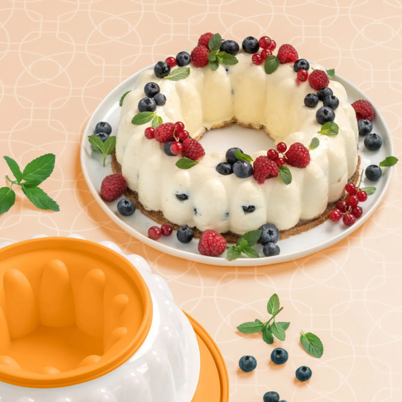 Puddingform 1,5 l Jel-Ring® von der Marke Tupperware / Form zum Zubereiten und Servieren / Perfekt für Pudding , Mouse oder auch Eiscreme / Fest Verschließbar / Hier direkt online kaufen