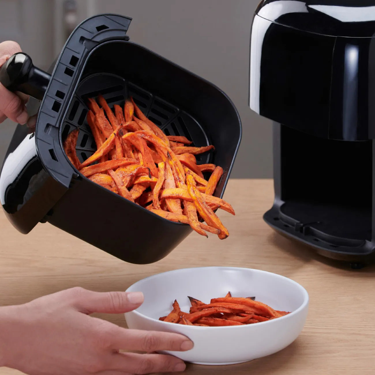 Tupperware Ersatzteil Garkorb Airfryer / Bild mit Pommes im Korb / Ersatzteil Hier direkt online kaufen