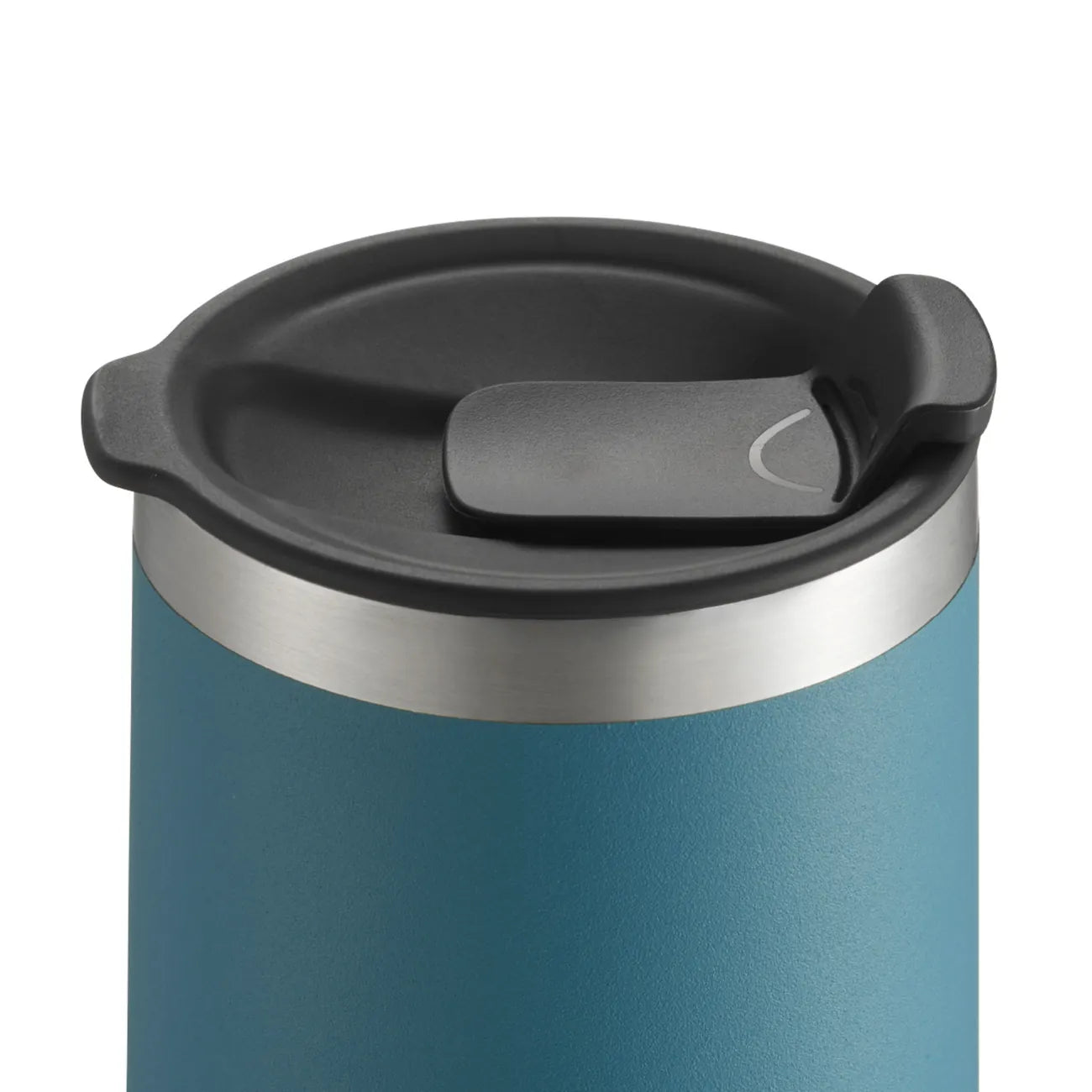 Xploris 350ml Trinkbecher von der Marke Tupperware / Stylisch und Praktisch / Einfaches und bequemes Trinken / Becher hält heiß und kalt Getränke Stundenlang Warm oder Kalt / Schlankes Design - Perfekt für jeden Getränke Halter / Beispielbild Becheröffnung Geschlossen / Hier direkt online kaufen