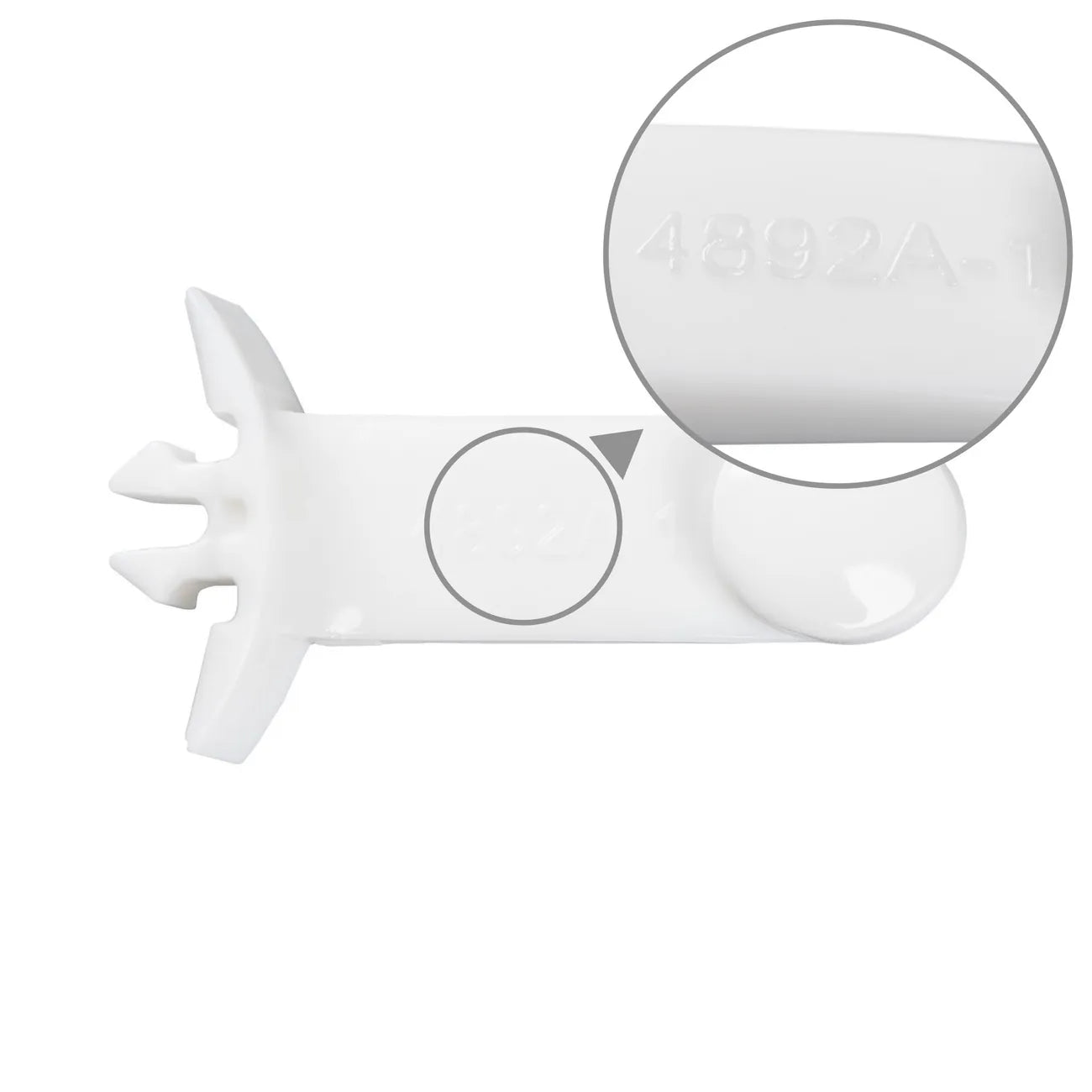 Tupperware Ersatzteil Lasche Nr. 4892 / passt zum Mahl Chef und der Multi Mühle / in der Farbe weiß / Ersatzteil hier direkt online kaufen