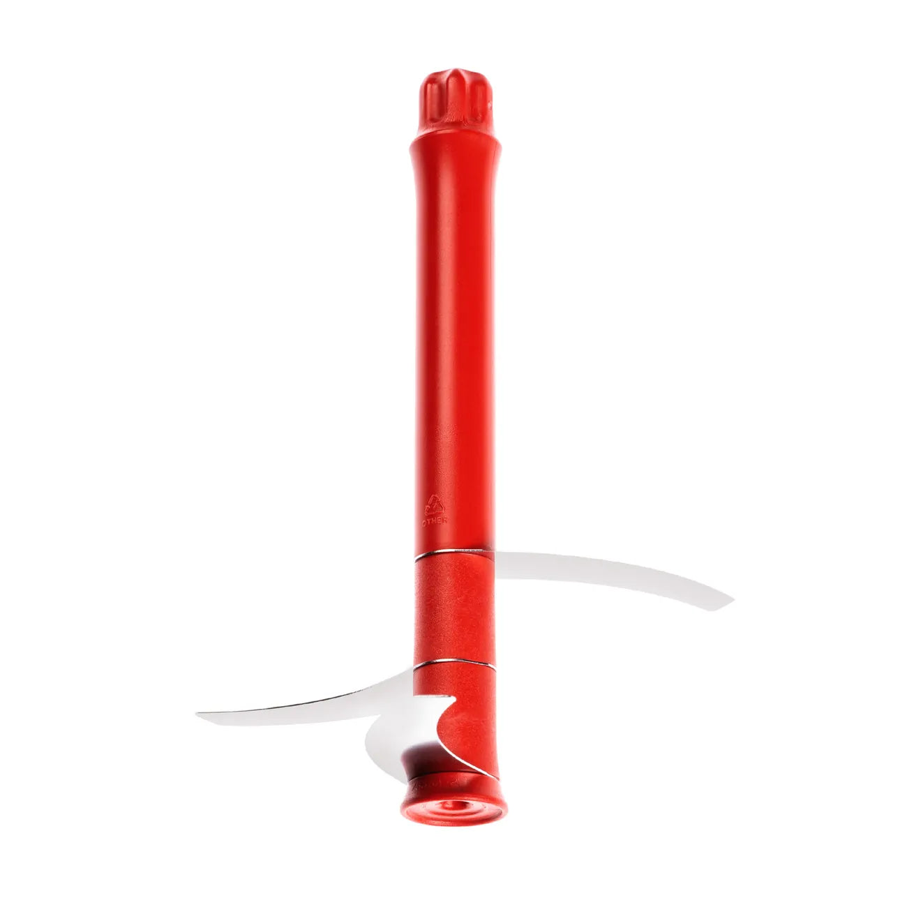 Tupperware Ersatzmesser SuperSonic Nr. 7536 / Schneideeinsatz inkl. Klingenschutz / Ansicht Klingenschutz von der Seite / Ersatzteil hier direkt online kaufen