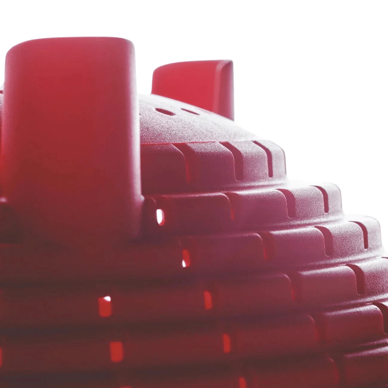 D012 Saladin Multisieb von der Marke Tupperware / in der Farbe rot / ein kleines und ein großes Sieb / Ideal zum Abschütten, sieben und waschen / passend für verschiedene Töpfe / Hier direkt online kaufen