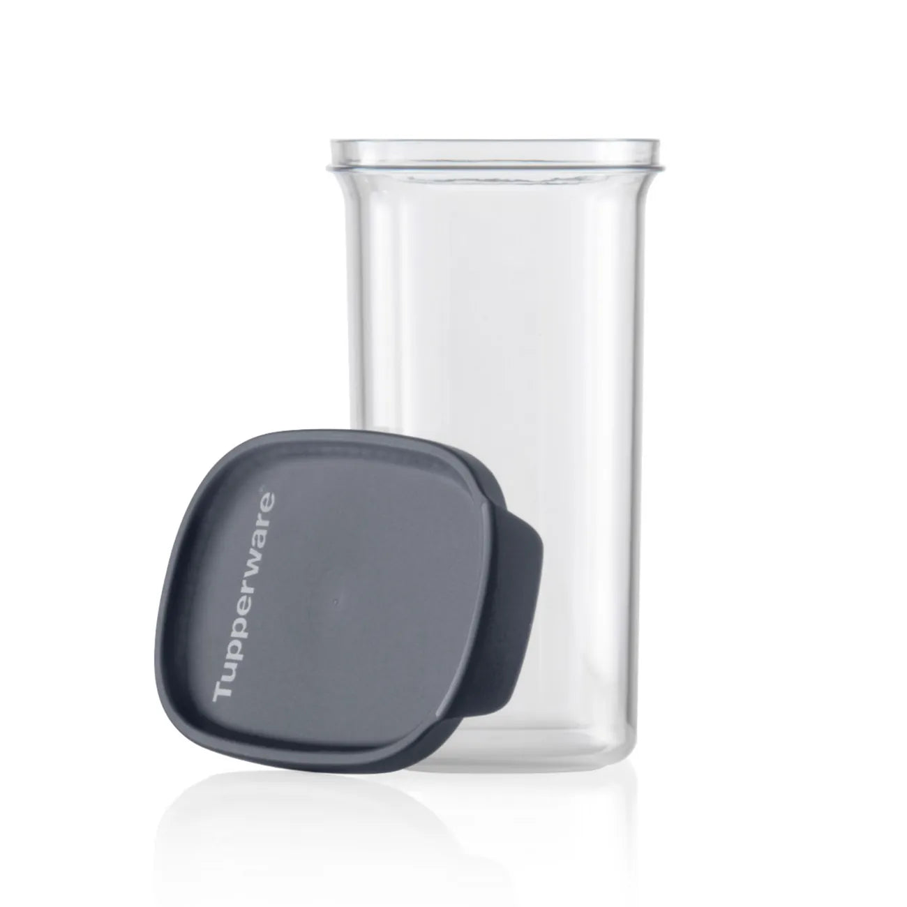 Ultra Clear 2,2l in Oval von der Marke Tupperware / alles Frisch und Ordentlich Aufbewahren / zum Aufbewahren von Großen Mengen / aus durchsichtigem Material / modular Stapelbar / luftdichte und leicht zu öffnende Deckel / Ansicht Behälter mit Deckel / Hier direkt online kaufen 