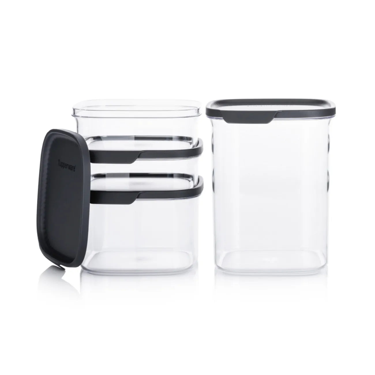 Ultra Clear 825ml in Eckig von der Marke Tupperware / alles frisch und übersichtlich aufbewahrt / Modular Stapelbar / Optimal für Trockene Lebensmittel / leicht zu öffnender Luftdichter Deckel / Elegant und Langlebig / einfache Handhabung / Übersicht verschiedene eckigen Behälter / Hier direkt online kaufen