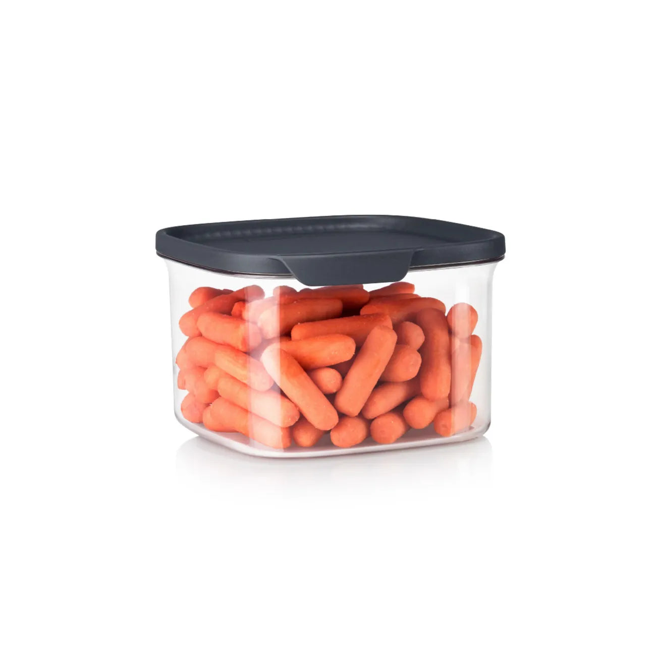 Ultra Clear 1,7l in eckig von der Marke Tupperware / Elegant und Langlebig / Stapelbar / mit Luft und Aromadichtem Deckel / leicht zu öffnen / Klarsicht Behälter / Perfekt für Kühlschrank, Arbeitsplatte und Vorratskammer / Beispielbild Behälter gefüllt 1 / Hier direkt online kaufen 
