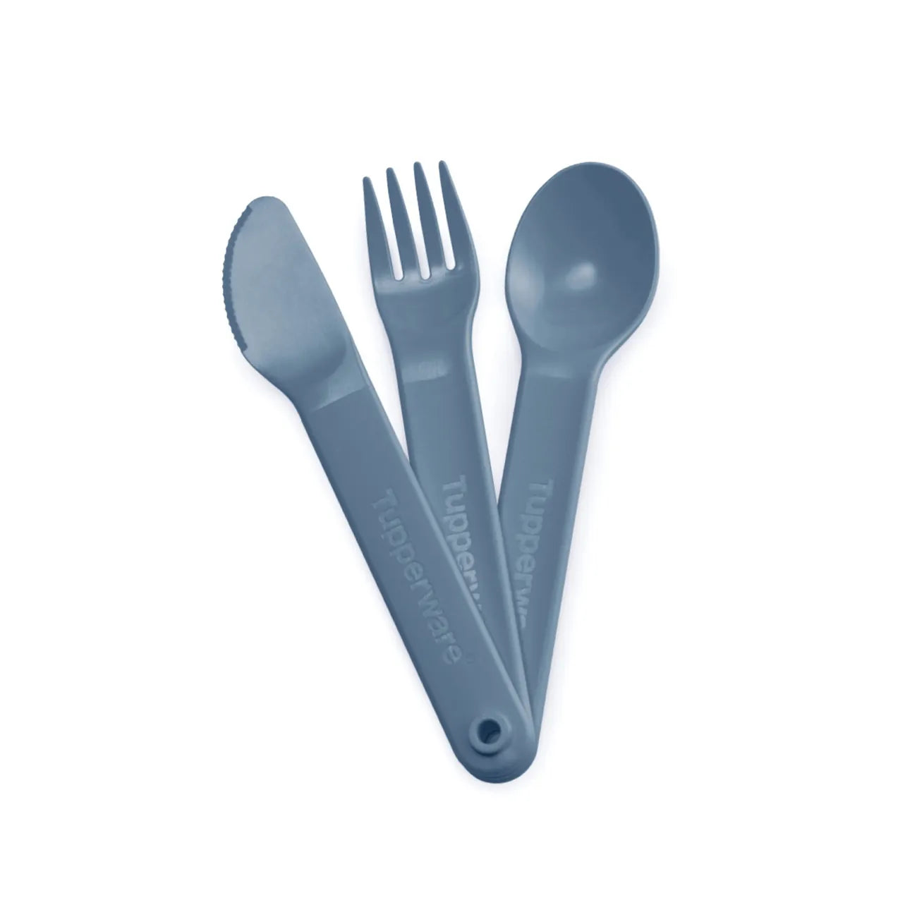 Besteck Set von der Marke Tupperware / Messer, Löffel und Gabel / Ideale Ergänzung zur Aloha Serie / Für Unterwegs oder bei Grillabenden Perfekt / handlich zusammen Steck bar / Platzsparende Aufbewahrung / Hier direkt online kaufen 