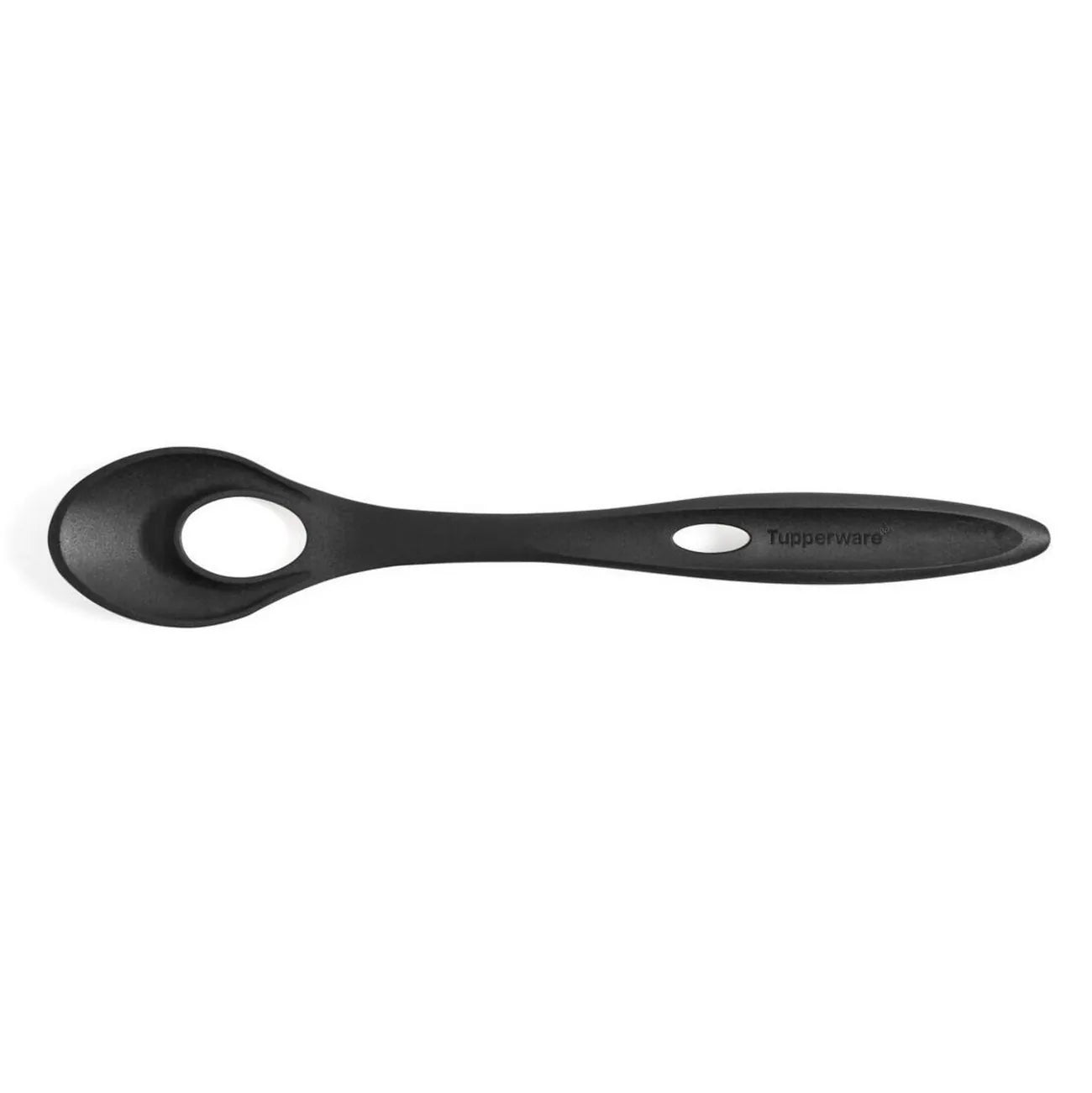 Rührlöffel Küchenfreund von der Marke Tupperware / zum Mischen, Rühren und Servieren / mit loch zum Aufhängen / Robust und Langlebig / Ansicht Rührlöffel von Oben / Hier direkt online kaufen 