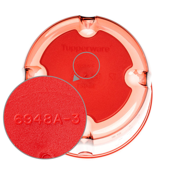 SuperSonic Multi Behälter 730ml von der Marke Tupperware / gummierter Boden / Farbe Rot / Einzelner Behälter / Hier direkt online kaufen