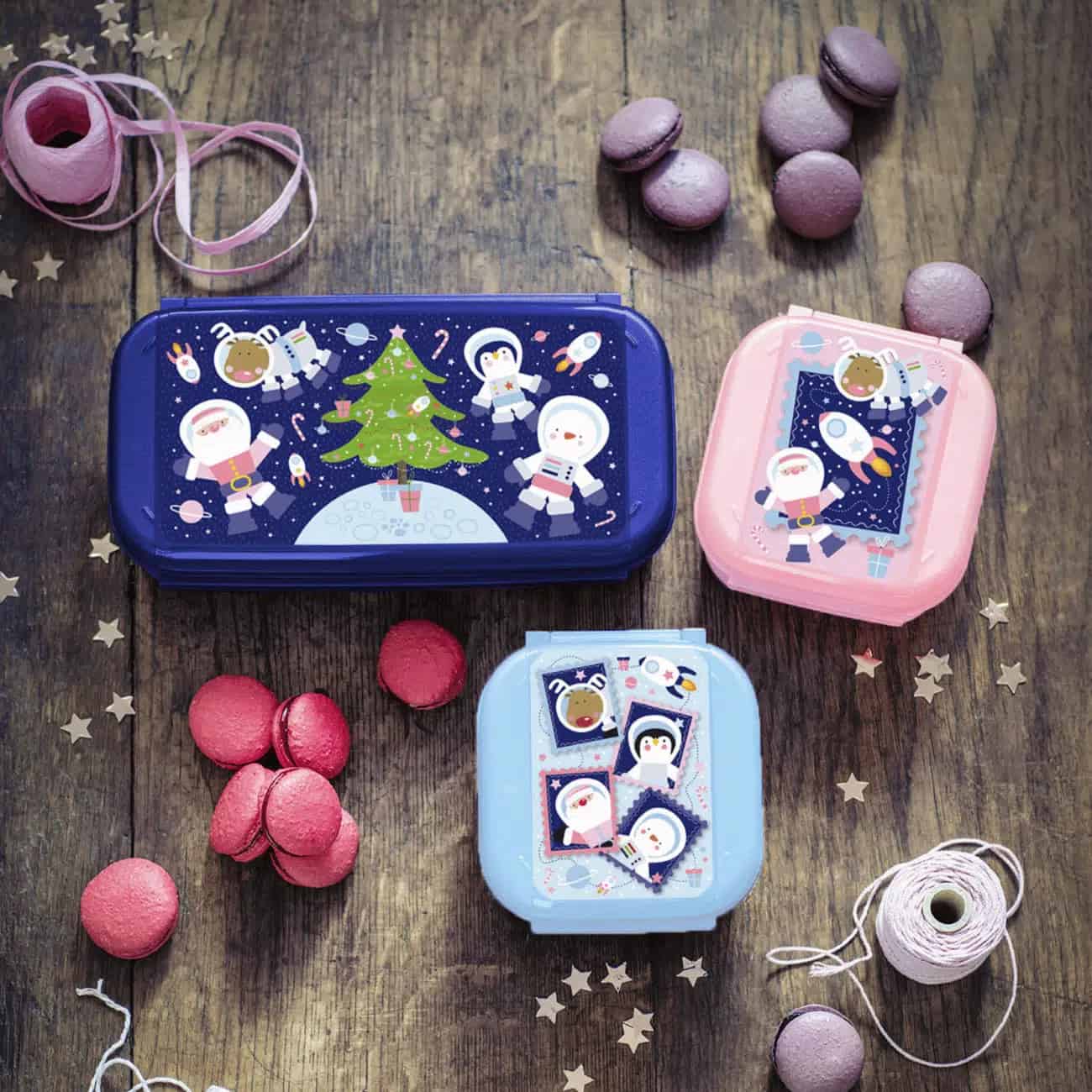 Bellevue Weihnachts-Set Winter Trio Boxen von der Marke Tupperware / 3 Dosen mit Deckel / Aufbewahrungsbehälter / Stapelbar / einfach zu öffnen / Ideal für Gebackene Plätzchen und Kleinigkeiten / Übersicht alle 3 Boxen /  Hier direkt  online kaufen