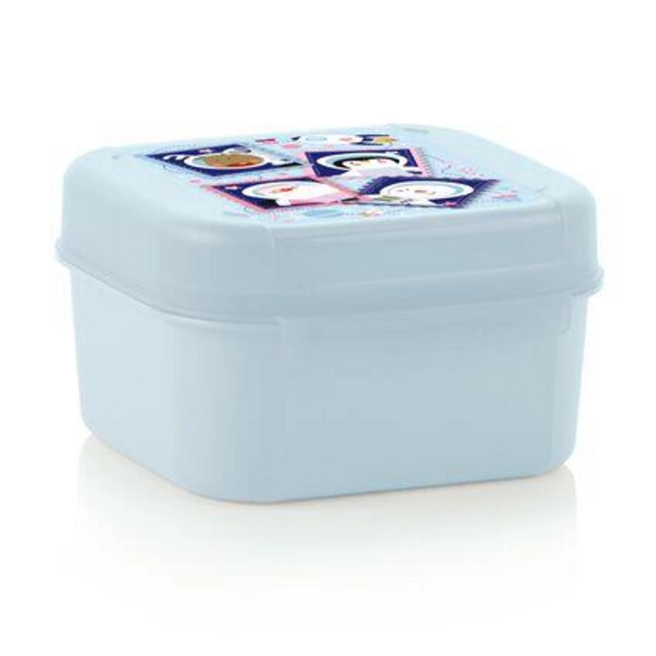 Bellevue Weihnachts-Set Winter Trio Boxen von der Marke Tupperware / 3 Dosen mit Deckel / Aufbewahrungsbehälter / Stapelbar / einfach zu öffnen / Ideal für Gebackene Plätzchen und Kleinigkeiten / Bild Behälter in Hellblau / Hier direkt  online kaufen
