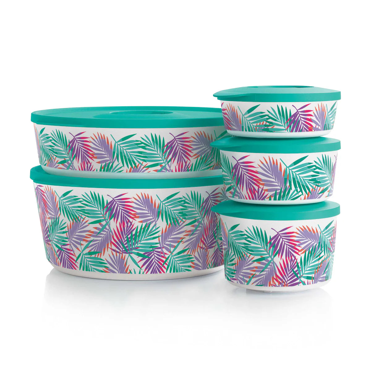 Tropicana 4,3 L Iluminas Lebensmittelbehälter von der Marke Tupperware / mit Tropischen Design / Stapalbar / Ideal zum Aufbewahren / Übersichtbild alle Behälter dieser Serie / Hier direkt online kaufen 