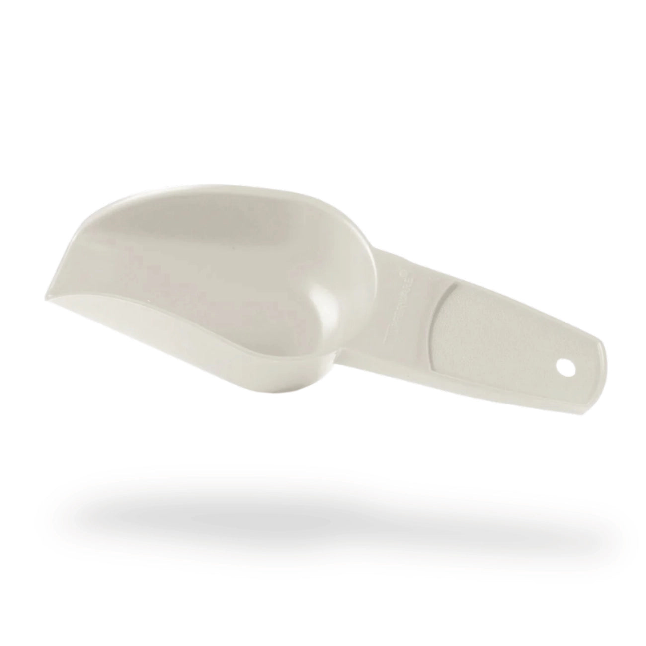 Nährmittel- Schippe von der Marke Tupperware / in der Farbe Weiß / Haushaltshelfer / Hier online kaufen
