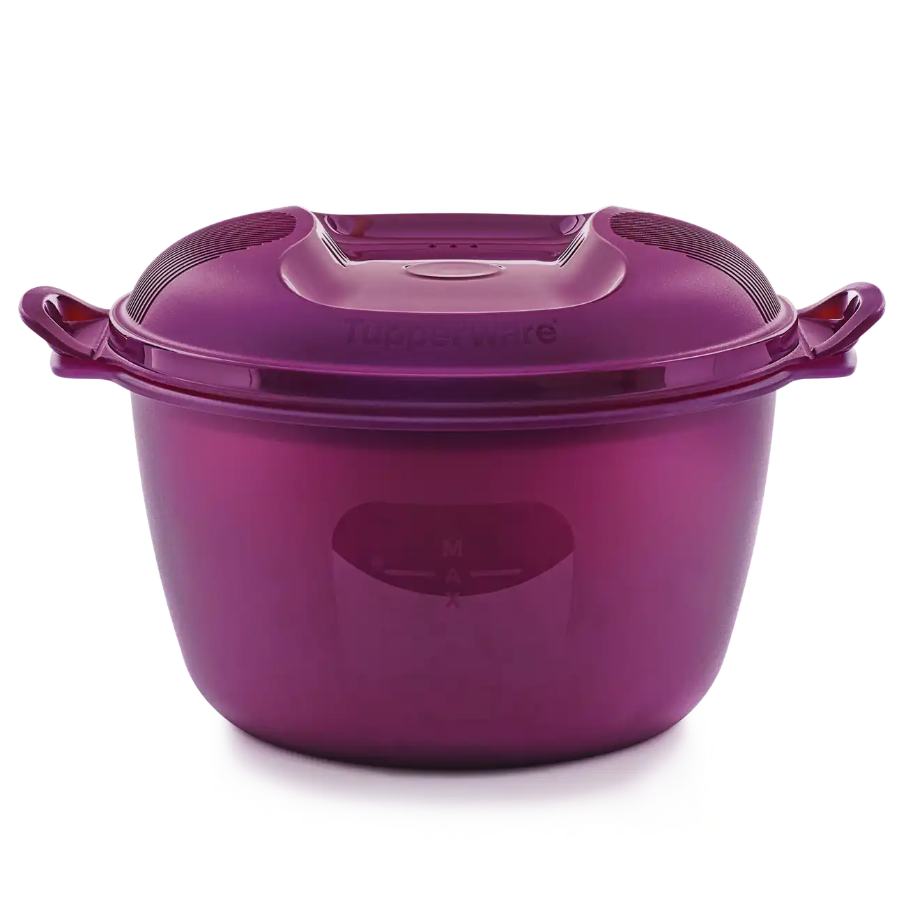 Großer Reis-Meister 3 L von der Marke Tupperware / in der Farbe Lila / Mikrowellen Reis-Kocher / zum kochen von Reis oder Getreide / mit Cleveren Einsatz der das Überkochen verhindert / Hier direkt online kaufen 