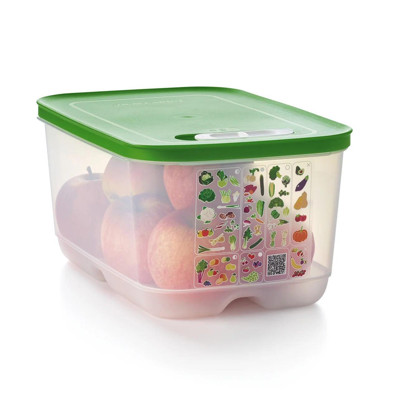 KlimaOase 4,4 L Frischhaltebox von der Marke Tupperware / Nachhaltig und Effizient / Verlängert die Haltbarkeit von Obst und Gemüse / Stapelbar / Einzigartiges System zur Regulierung von Luftmenge und Feuchtigkeit / mit integriertem Frischegitter gegen überschüssige Feuchtigkeit / Hier direkt online kaufen