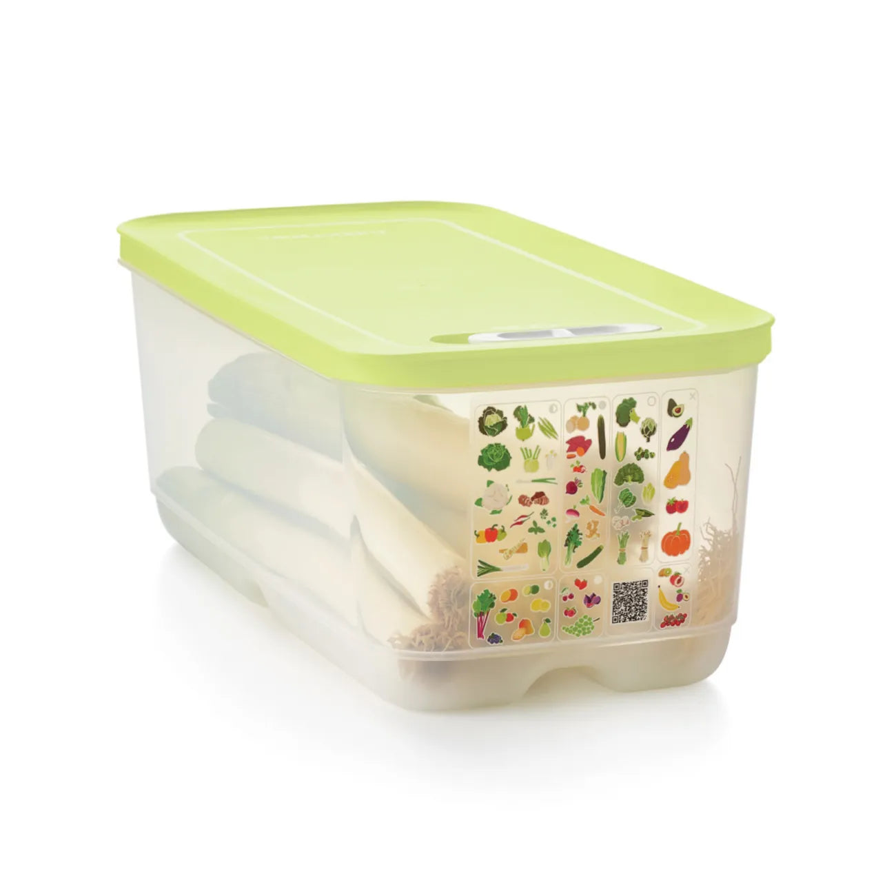 KlimaOase 6,1 L Frischhaltebox von der Marke Tupperware / Nachhaltig und Effizient / Verlängert die Haltbarkeit von Obst und Gemüse / Stapelbar / Einzigartiges System zur Regulierung von Luftmenge und Feuchtigkeit / mit integriertem Frischegitter gegen überschüssige Feuchtigkeit / Hier direkt online kaufen