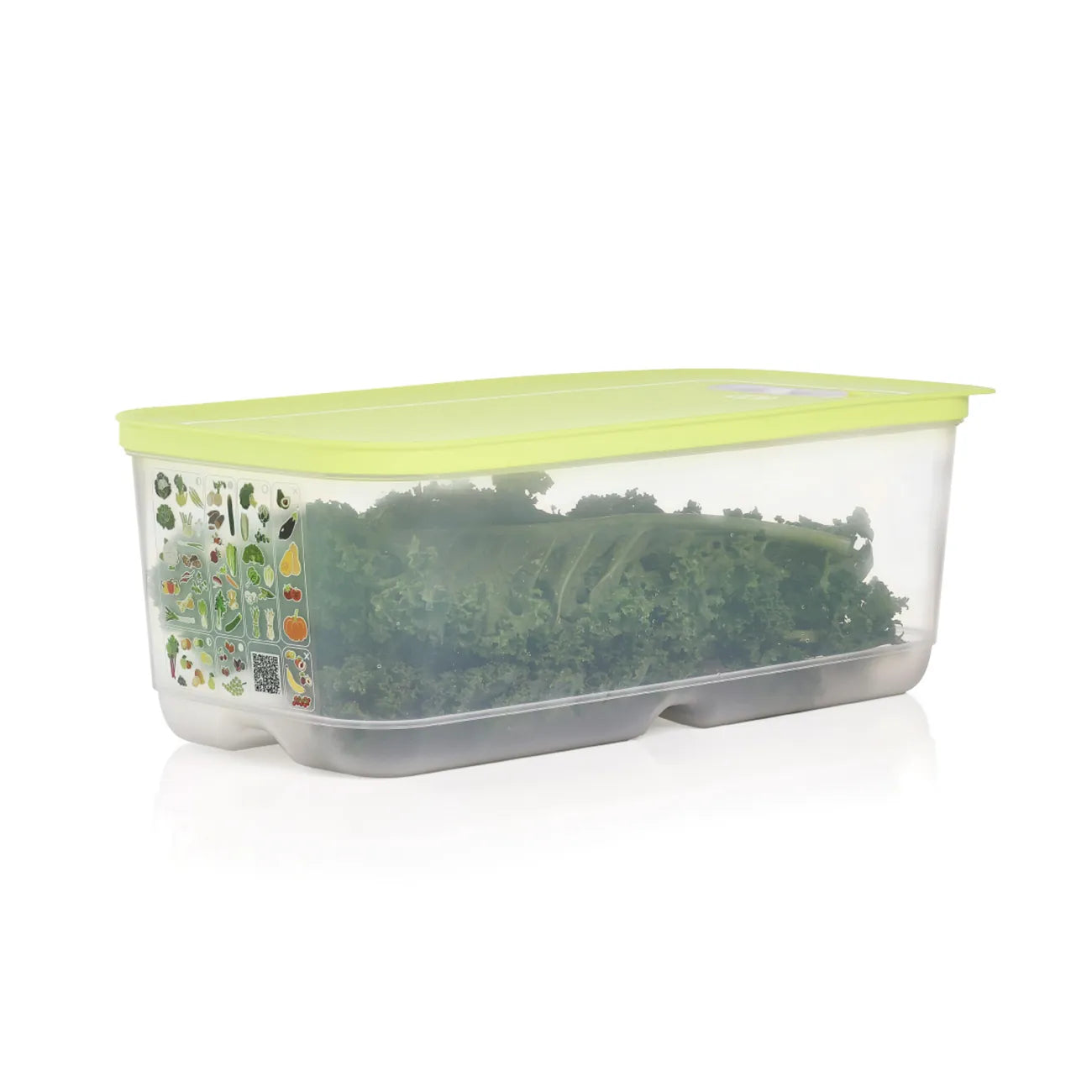 KlimaOase 6,1 L Frischhaltebox von der Marke Tupperware / Nachhaltig und Effizient / Verlängert die Haltbarkeit von Obst und Gemüse / Stapelbar / Einzigartiges System zur Regulierung von Luftmenge und Feuchtigkeit / mit integriertem Frischegitter gegen überschüssige Feuchtigkeit / Hier direkt online kaufen