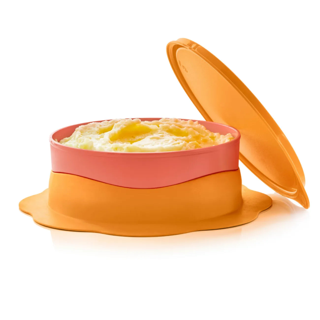 Tupperware TupperCare® Kinderteller gelb Kinderteller zum selbstständigen Essen lernen von Kleinkindern