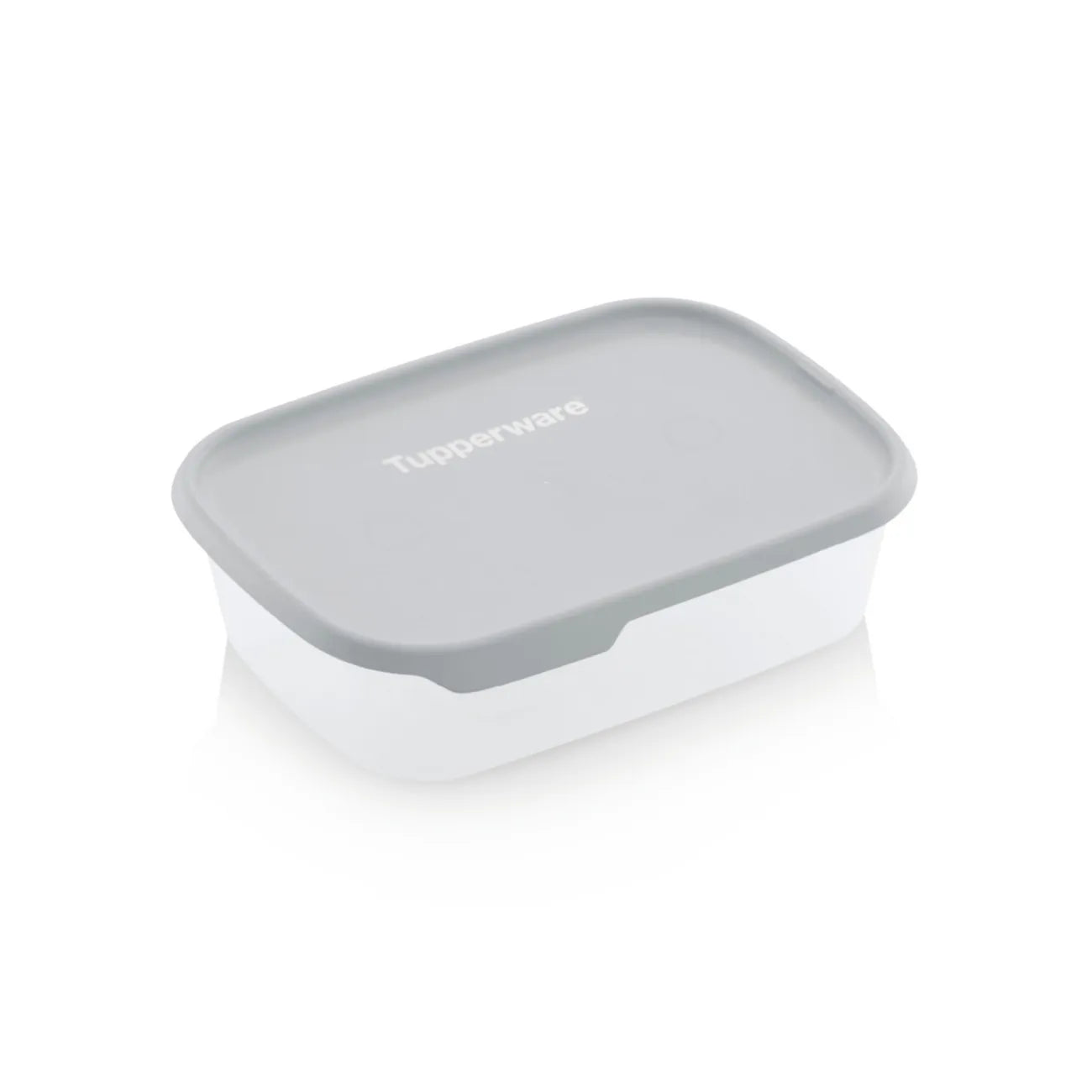 One Touch Fresh rechteckig 1,3 L in Grau von der Marke Tupperware / Vorratsdose / mit Luft-, Wasser- und Aromadichtem Deckel / leicht zu schließen / Ideal zum Lebensmittel Aufbewahren & Frischhalten / mit Praktischer Klarsichtblende / ineinander und aufeinander Stapelbar / Hier direkt online kaufen 