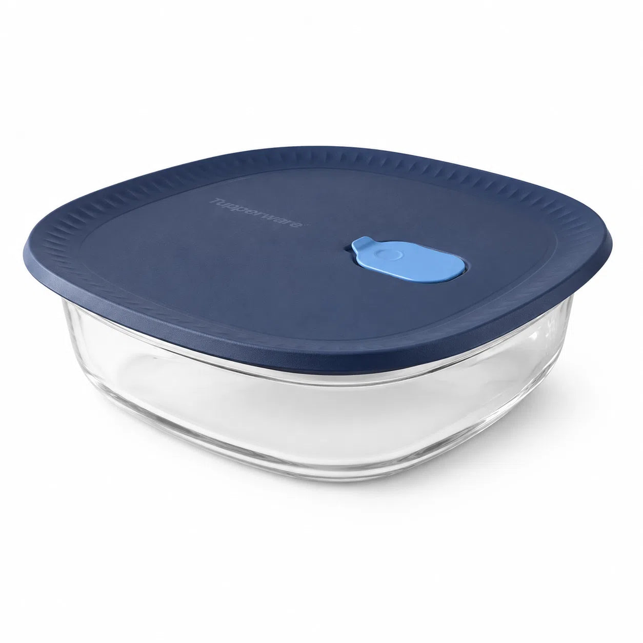 Voila Glass Quadratisch 1,6 Liter von der Marke Tupperware / Glasbehälter für die Mikrowelle / Mikrowellenbehälter / Transportbehälter / Lunchbox / Glasform mit Deckel / Hier direkt online kaufen