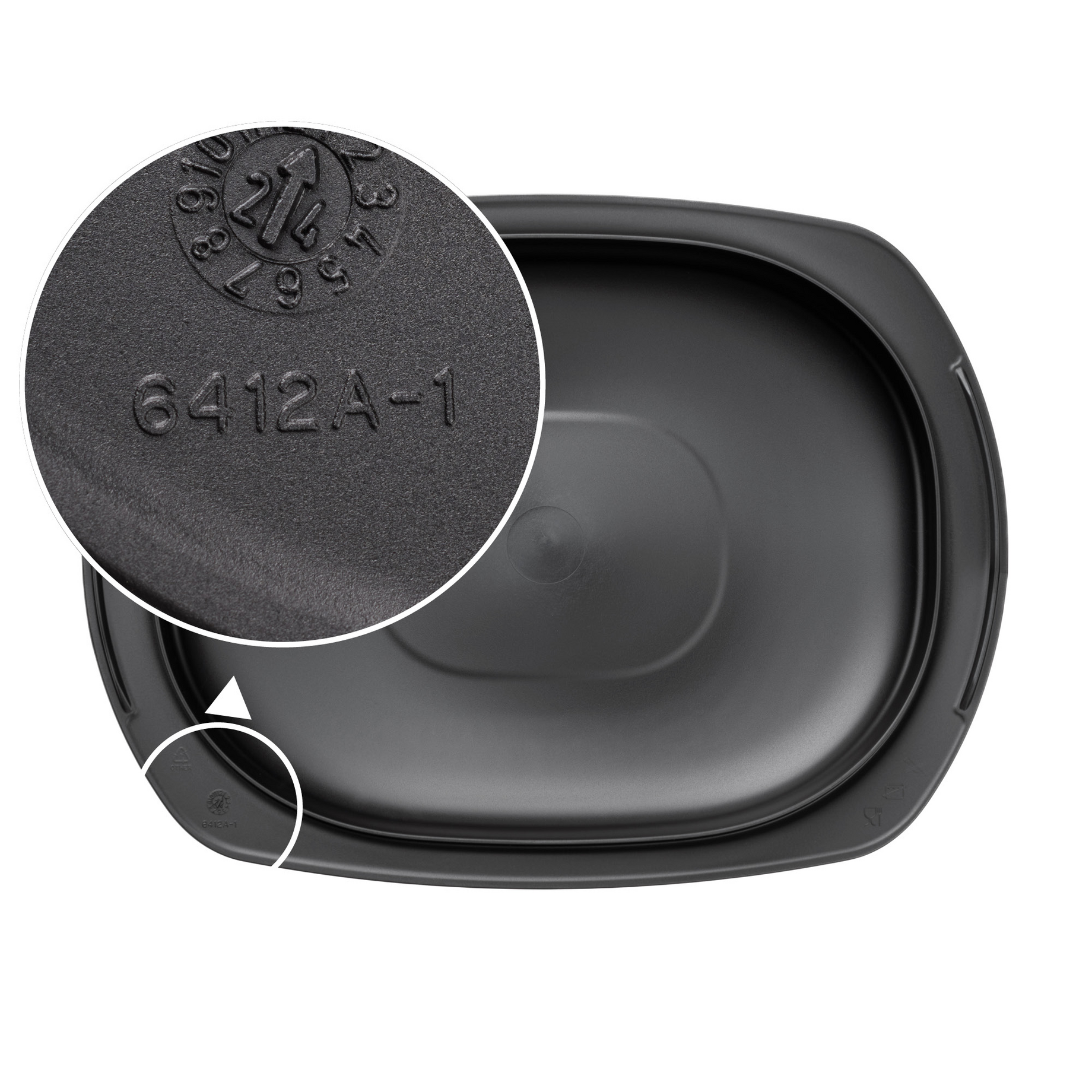 Tupperware Ersatzteil Deckel UltraPro /  Gardeckel mit 800 ml Inhalt ist Bestandteil der UltraPro 2-l-Kasserolle (H 030), der UltraPro 3,5-l-Kasserolle (H 031) und der UltraPro-Kombi (K 033) / Ersatzteil Deckel hier direkt online kaufen