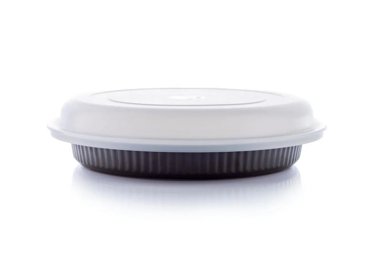 UltraPro Quiche-Form von der Marke Tupperware / 23cm Rund / für Backofen und Mikrowelle geeignet / mit Praktischem Frischhalte Deckel / Hier direkt online kaufen 