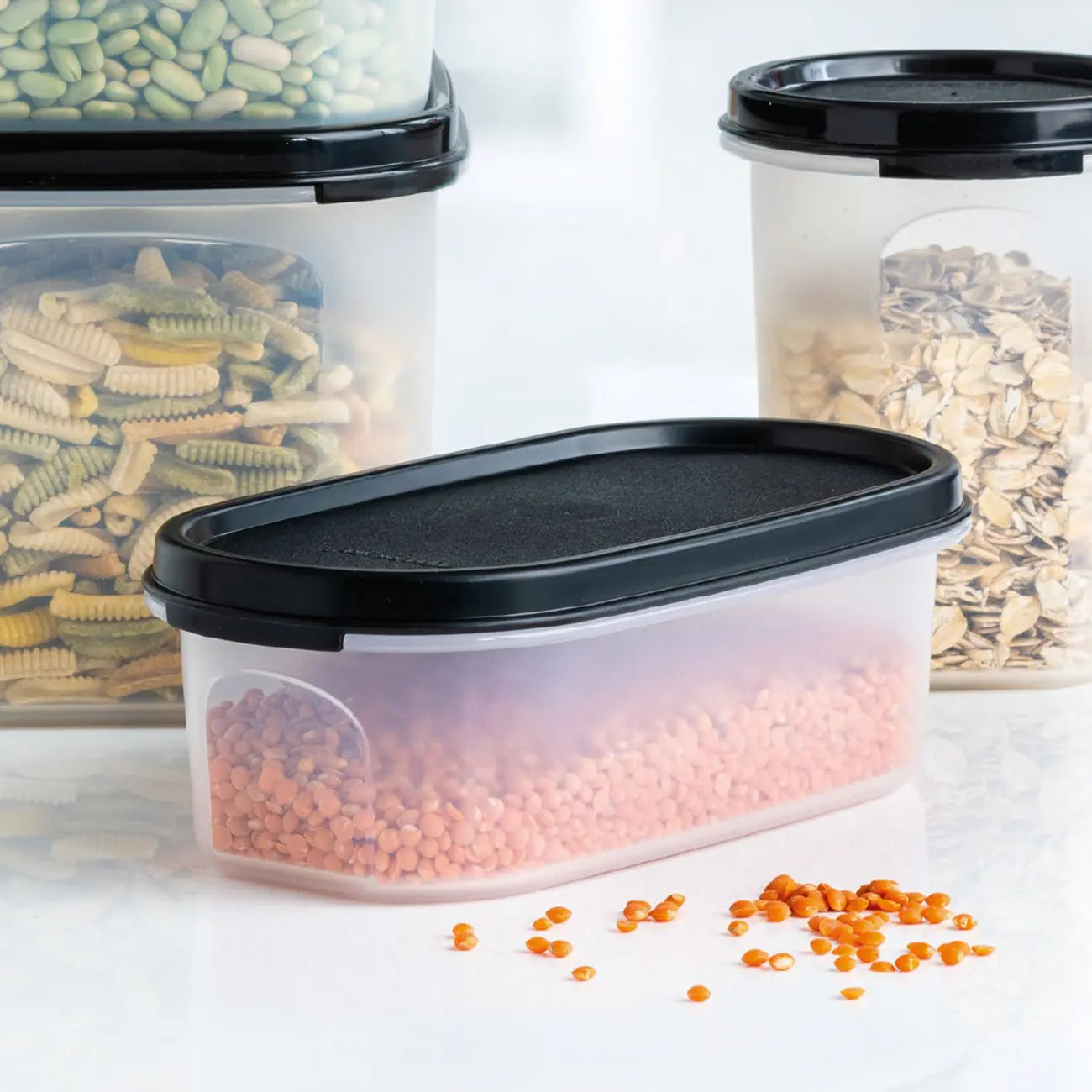 Tupperware Modularer Eidgenossen® oval 500 ml für Linsen, Getreide uvm.